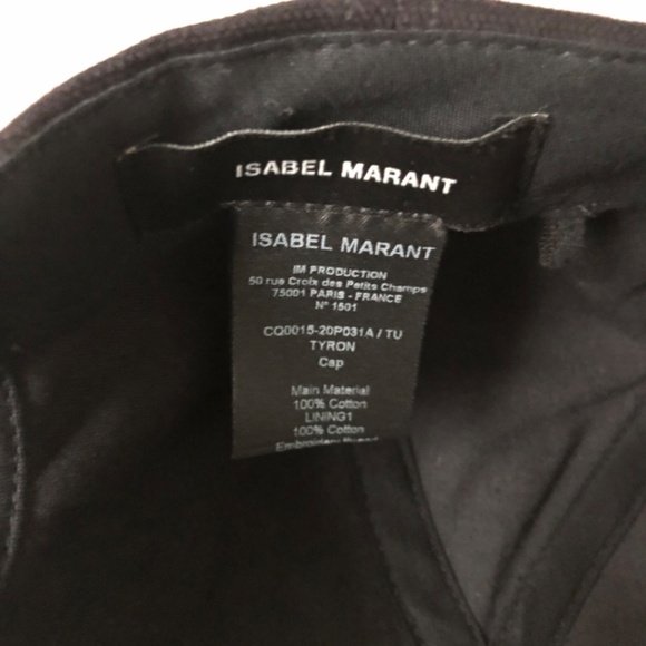 Isabel Marant Tyron Baseball Cap main image 5